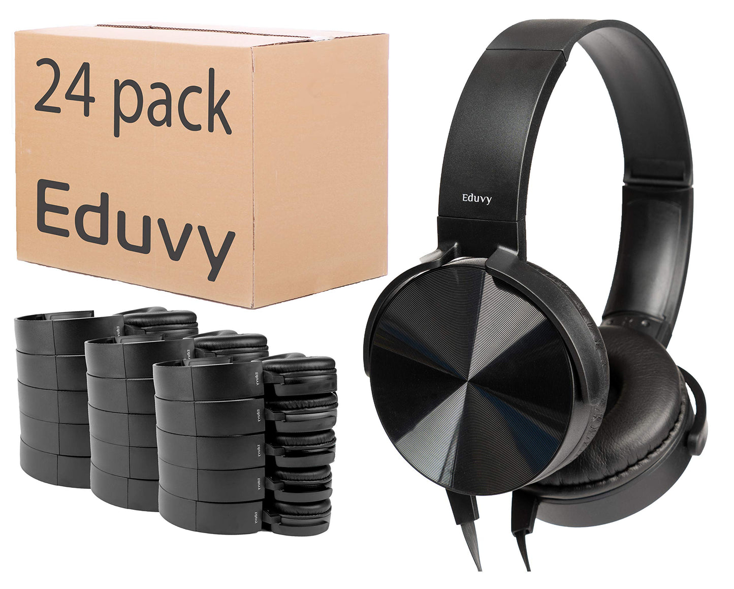 Bulk Headphones for Classroom, 12 Pack Durable Wired School Headphones for Students. Teacher Must Haves Supplies from Elementary to College (Mixed Color)