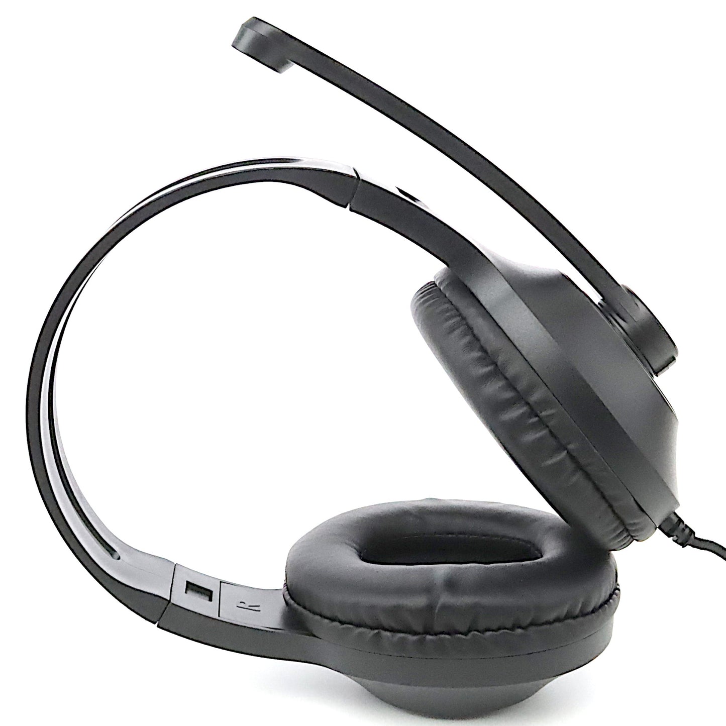 Bulk Headphones for Classroom with Microphone, Heavy-Duty School Pack Wired Headphones for Students with Rotating Boom Mic. Teacher Must Haves from Elementary to College (12 Pack Black)