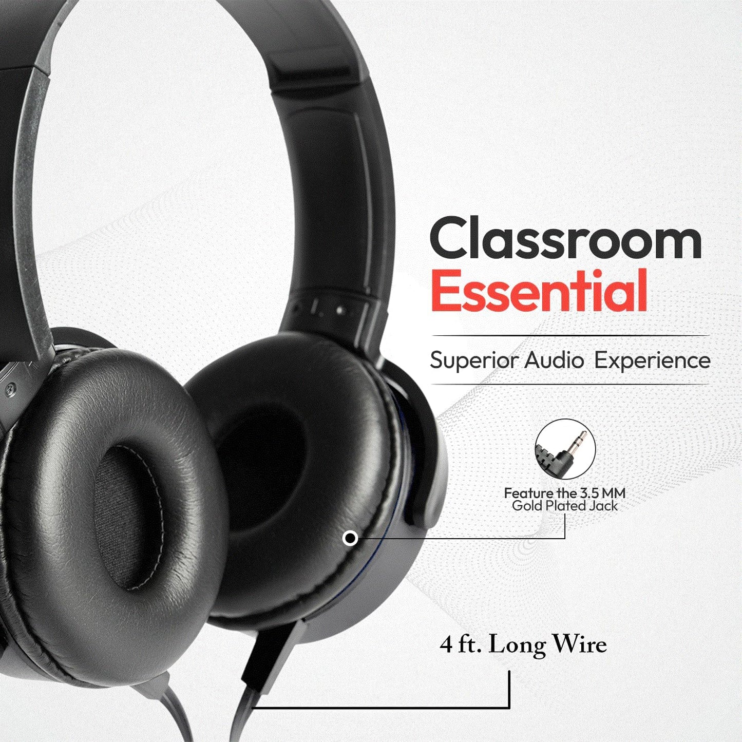 Bulk Headphones for Classroom, 24 Pack Durable Wired School Headphones for Students. Teacher Must Haves Supplies from Elementary to College (Mixed Color)